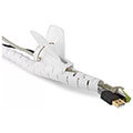 nedis cmsw2832wt200 cable management sleeve 200m max 32mm white extra photo 1 nedis cmsw2832wt200 cable management sleeve 200m max 32mm white extra photo 1