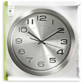 nedis clwa010mt30sr circular wall clock 30 cm diameter stainless steel extra photo 2
