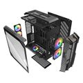 case cooler master haf 700 full tower side window without psu led argb fan extra photo 11