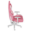 genesis nfg 1929 nitro 710 gaming chair pink white extra photo 10