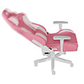 genesis nfg 1929 nitro 710 gaming chair pink white extra photo 2