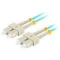 lanberg fiber optic patchcord mm sc upc sc upc duplex lszh om3 50 125 30mm 2m aqua extra photo 1 lanberg fiber optic patchcord mm sc upc sc upc duplex lszh om3 50 125 30mm 2m aqua extra photo 1