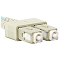 lanberg fiber optic patchcord mm sc upc sc upc duplex lszh om4 50 125 30mm 5m violet extra photo 1