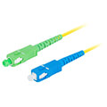 lanberg fiber optic patchcord sm sc apc sc upc simplex lszh g657a1 30mm 5m yellow extra photo 1