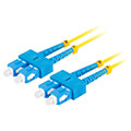 lanberg fiber optic patchcord sm sc upc sc upc duplex lszh g657a1 30mm 10m yellow extra photo 2