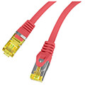 lanberg patchcord cat6a lszh cu 025m red fluke passed extra photo 1