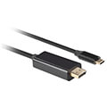 lanberg usb cm displayport cable 4k 60hz 05m black extra photo 1