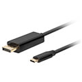 lanberg usb cm displayport cable 4k 60hz 18m black extra photo 1