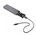 natec nkz 1953 rhino m2 nvme usb c 31 gen 2 aluminium external ssd enclosure extra photo 2
