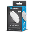 natec nmy 1988 ruff 2 1000dpi optical mouse white extra photo 4