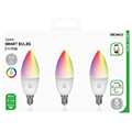 deltaco sh le14rgb 3p smart home lampa led e14 wifi 5w rgb dimmable leyki set 3 tmx 220 240v extra photo 1