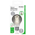 deltaco sh lfse27a60s smart home lampa led lamp e27 dimmable wifi 45w 1800k 6500k 220 240v extra photo 1
