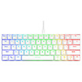 deltaco gam 075 w us gaming pliktrologio mixaniko mini ensyrmato rgb us layout red switches leyko extra photo 2