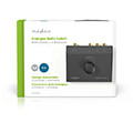 nedis aswi2403bk analogue audio switch with 3 ports black extra photo 5