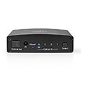 nedis aswi2514bk digital audio switch 4 way connection input dc power 4x toslink black extra photo 3