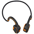 evolveo boneswim mp3 16gb wireless headphones on the cheekbones orange extra photo 2