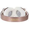 evolveo supremesound 8eq bluetooth headphones with speakers and equalizer 2in1 rose gold extra photo 3