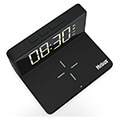 mebus 25622 digital alarm clock with wireless charger extra photo 2