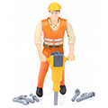 bruder construction worker with accessories extra photo 2 bruder construction worker with accessories extra photo 2