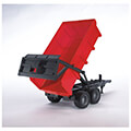 bruder tub tilt trailer with automatic back panel red black extra photo 1 bruder tub tilt trailer with automatic back panel red black extra photo 1
