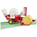 bruder bale wrapper with ocher brown and black round bales extra photo 6