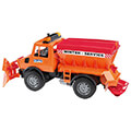 bruder mb unimog winter service with clearing sign extra photo 1