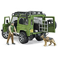 bruder land rover defender station wagon green black incl prince and dog extra photo 4