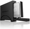 raidsonic ib 366stus2 b icy box 35 sata hdd external enclosure extra photo 1