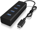 raidsonic icy box ib hub1409 c3 usb 30 type c to 4 port usb 30 hub extra photo 1