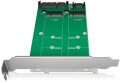 raidsonic icy box ib cvb512 s converter board 2x sata to 2x m2 sata extra photo 1