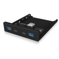 raidsonic ib hub1416 i3 35 bay usb 30 type c hub with type c and type a usb ports extra photo 1