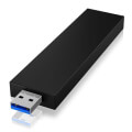 raidsonic ib 184m2 external usb 31 enclosure for m2 sata ssd extra photo 2