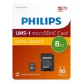 philips ultra speed microsdhc card 8gb class 10 uhs i u1 adapter fm08mp45b 00 extra photo 5