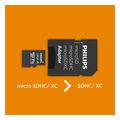 philips ultra speed microsdxc card 128gb class 10 uhs i u1 v10 adapter fm12mp45b 00 extra photo 1