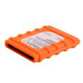 fantec 25 hdd protecting sleeve orange extra photo 2