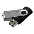 goodram uts2 128gb usb 20 flash drive black silver uts2 1280k0r11 extra photo 2