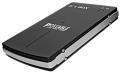 raidsonic icy box ib 250stuh b 25 sata pocket sized aluminium black case extra photo 1