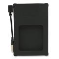 manhattan high speed 25 usb 20 drive enclosure black extra photo 1