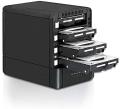 delock 42481 external 4 bay raid box usb30 e sata extra photo 1