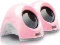 sweex notebook speaker set baby pink extra photo 1