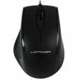 lc power optical mouse usb black extra photo 1