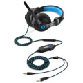 sharkoon rush er2 gaming stereo headset blue extra photo 1
