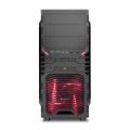 case sharkoon vg4 w atx midi tower red extra photo 1