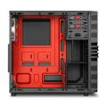 case sharkoon vg4 w atx midi tower red extra photo 3