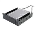 akasa ak hda 05u3 525 front bay adapter for 35 25 hdd ssd with 2x usb30 ports extra photo 2