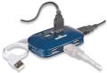 manhattan 161039 usb 20 ultra 7 port hub blue powered extra photo 3