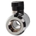 bitspower mini valve with black handle 1 4 inch shiny silver extra photo 1