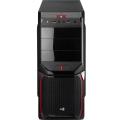 case aerocool v3x midi tower devil red edition black red extra photo 1