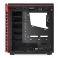 case nzxt h440 midi tower black red extra photo 3