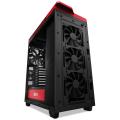 case nzxt h440 midi tower black red extra photo 4